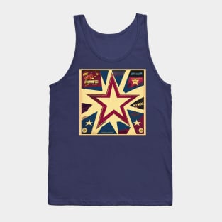 Maroon Star Album Cover Retro Vintage Tank Top